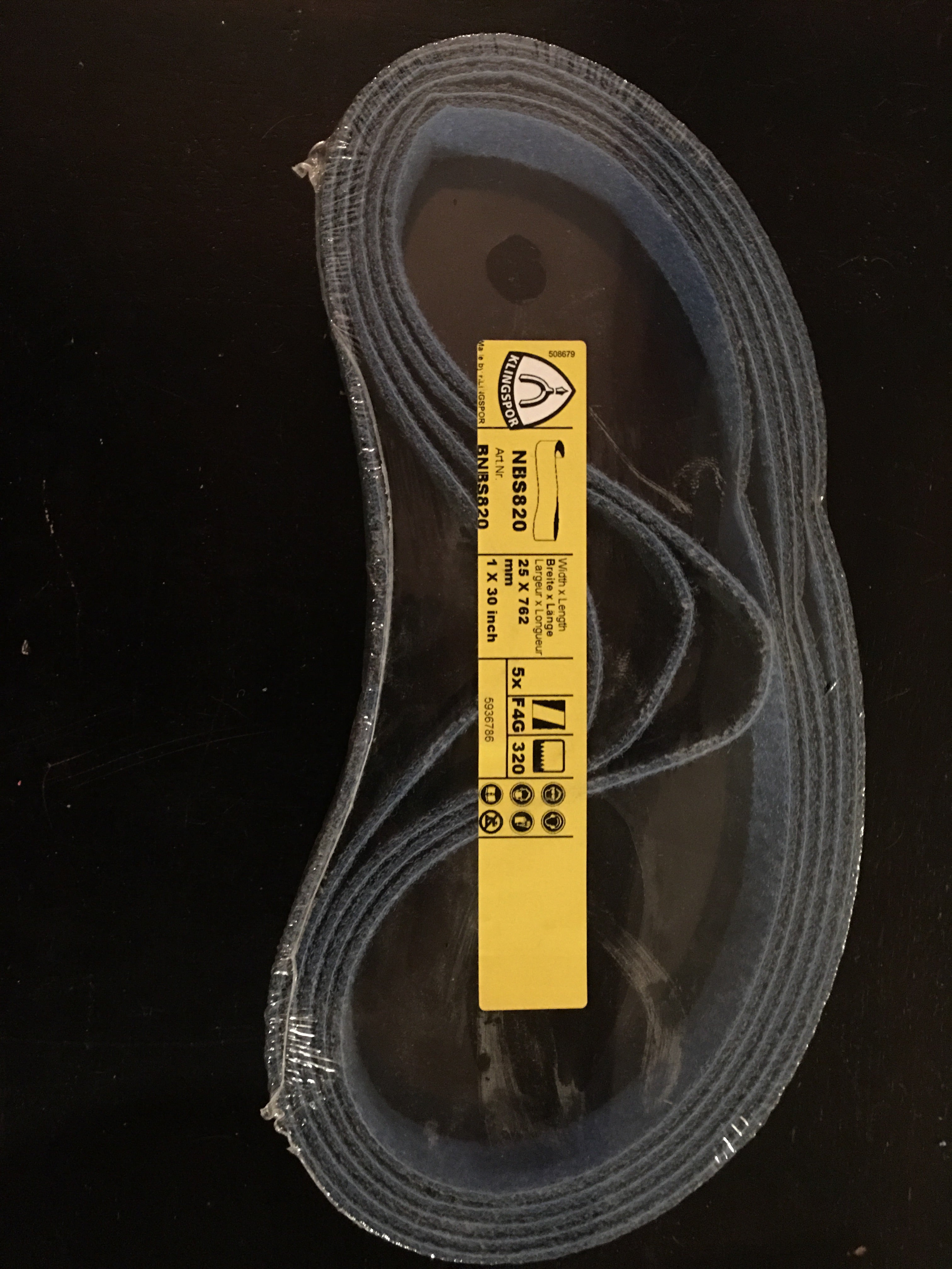 Buy Klingspor NBS Nonwoven web 1 x 30 belts Very fine (blue