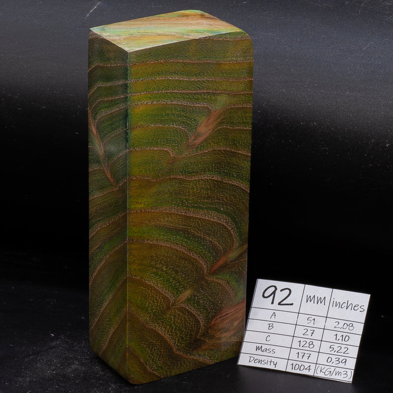 QUILTED/SPALTED/ASH/SWIL by Oleg (Knife-Wood)