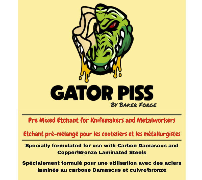 Gator Piss - Etch for Damascus and San Mai