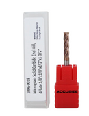 4 Flute Single End Micrograin Solid Carbide End Mills