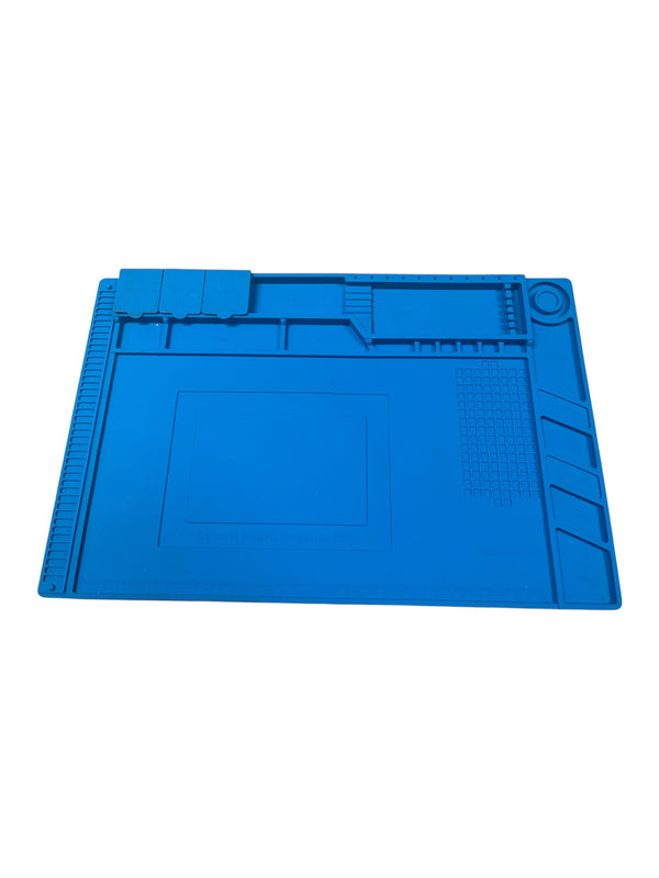 Blue Soldering Mat - Holds your folder parts while you build