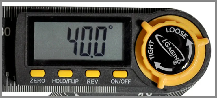 EZ View 360° Digital Protractor & Ruler