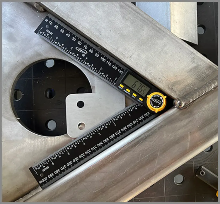 EZ View 360° Digital Protractor & Ruler