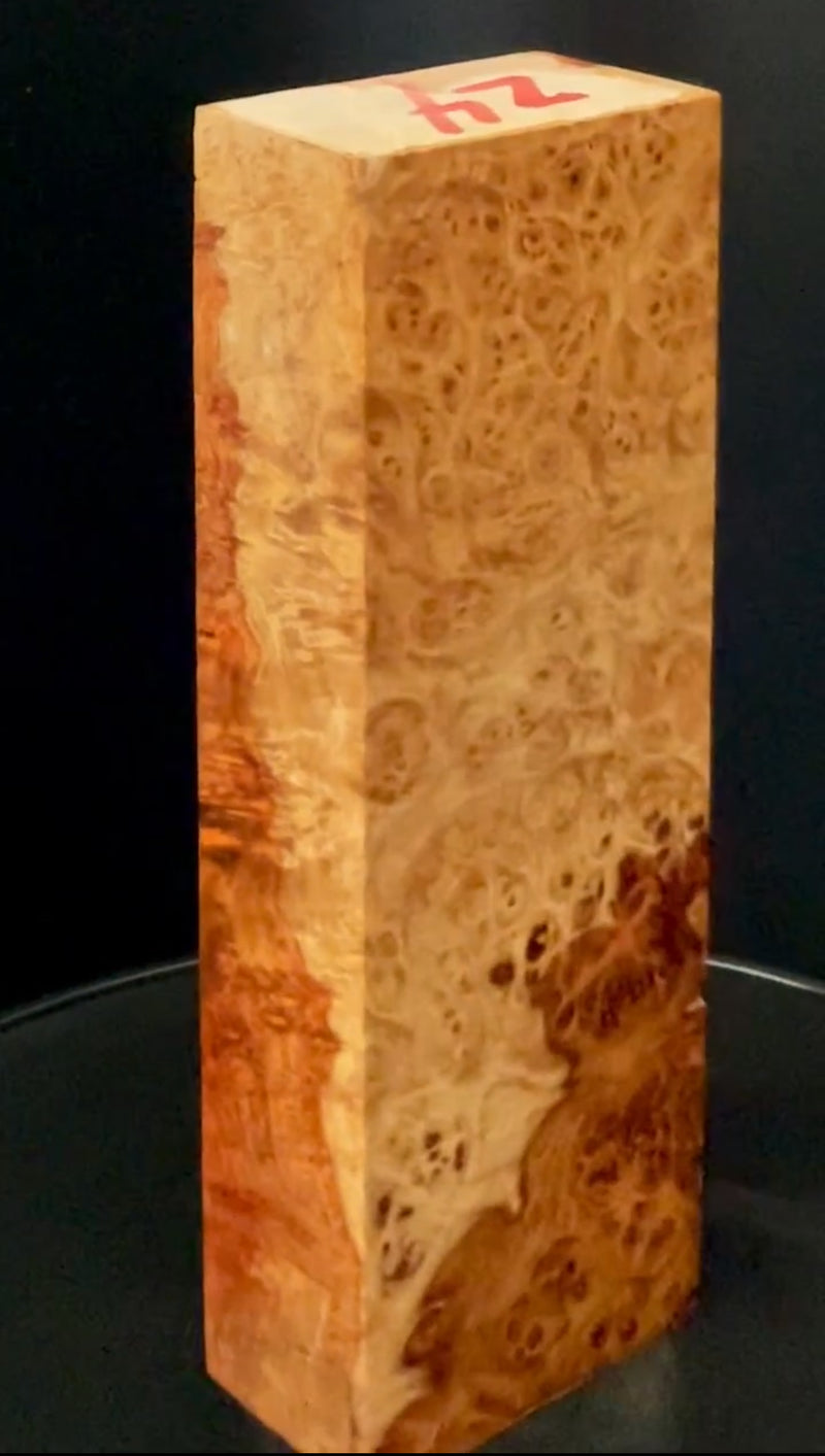 Stabilized Amboyna Burl