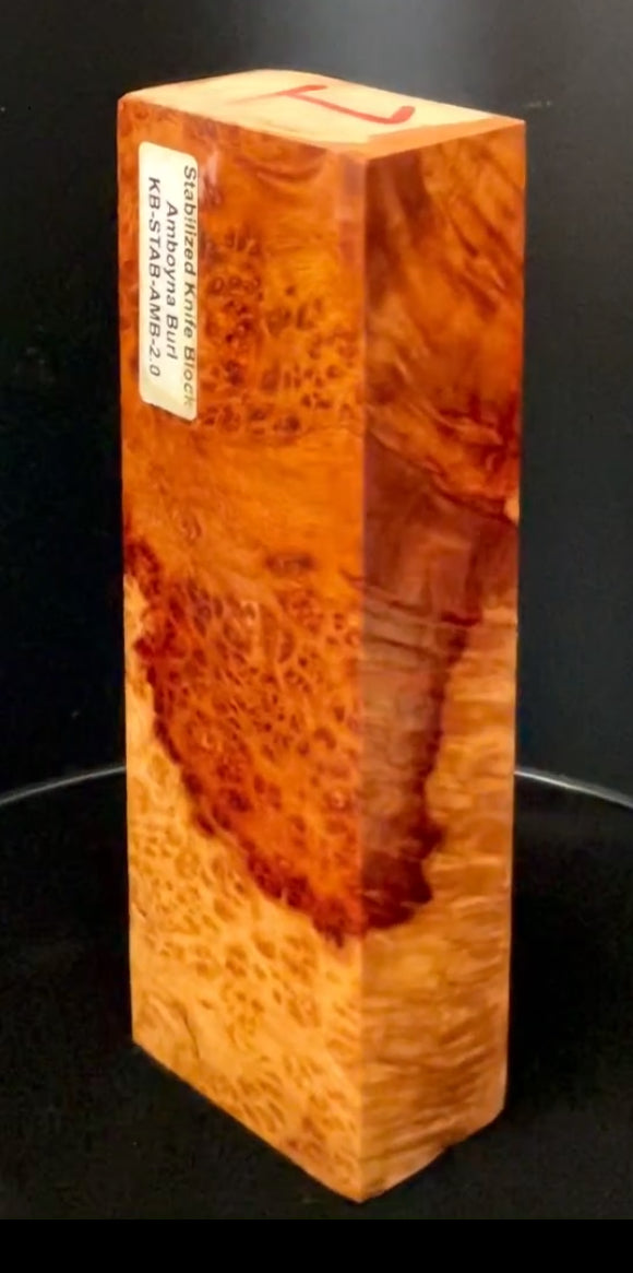 ON SALE - Stabilized Amboyna Burl