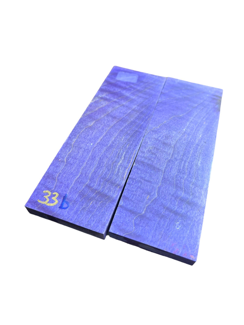 K&G Stabilized Scales - Purples Curly Maple