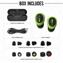 FREE 2.0 True Wireless Bluetooth Earbuds - Safety Green