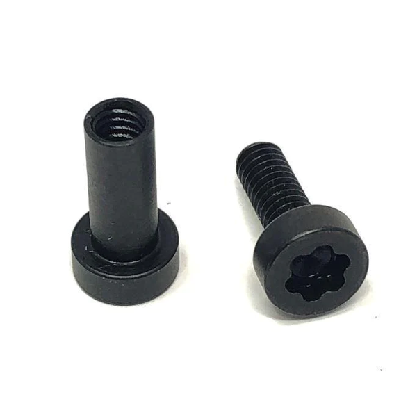 Gulso Bolts- Black QPQ/Stainless Steel- Handle Fasteners- 1/4" STANDARD Length