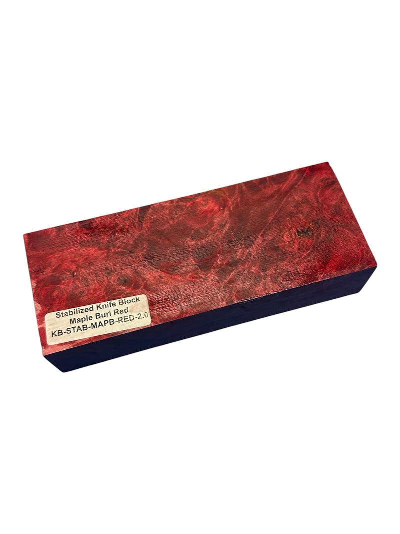 Stabilized Maple Burl 5" x 2" x 1"
