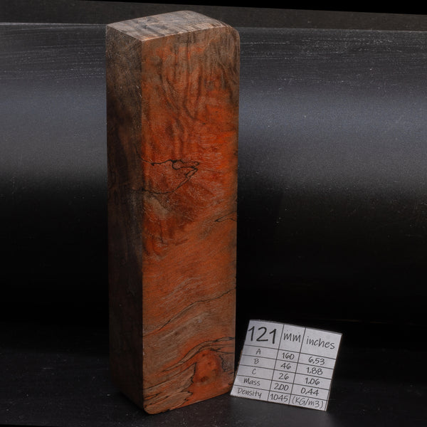 ORANGE MAPLE BURLS by Oleg (Knife-Wood)