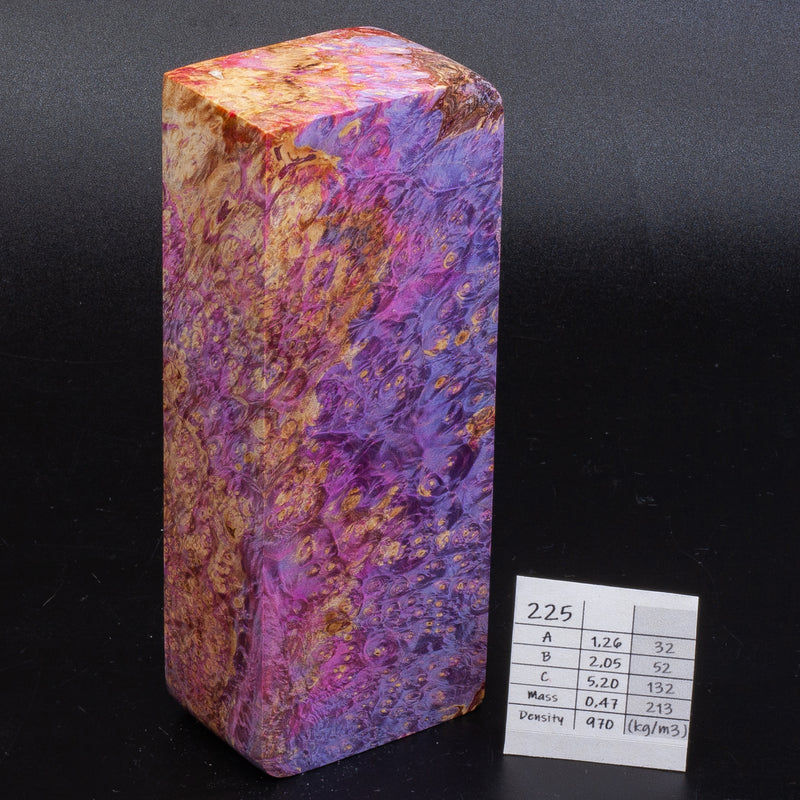 PURPLE-PINK MAPLE BURLS by Oleg (Knife-Wood)