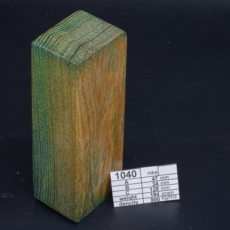 Ash and Alder by Oleg (Knife-Wood) Ash - Yellow Green 1040