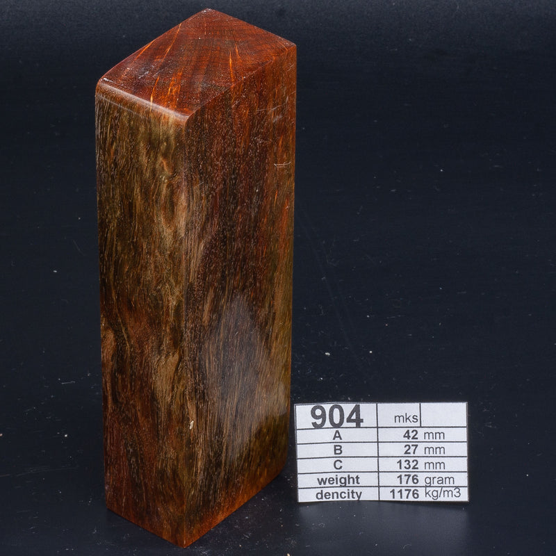 BORDOUX KARELIAN BIRCH by Oleg (Knife-Wood) KARELIAN BIRCH IN BORDOUX 904