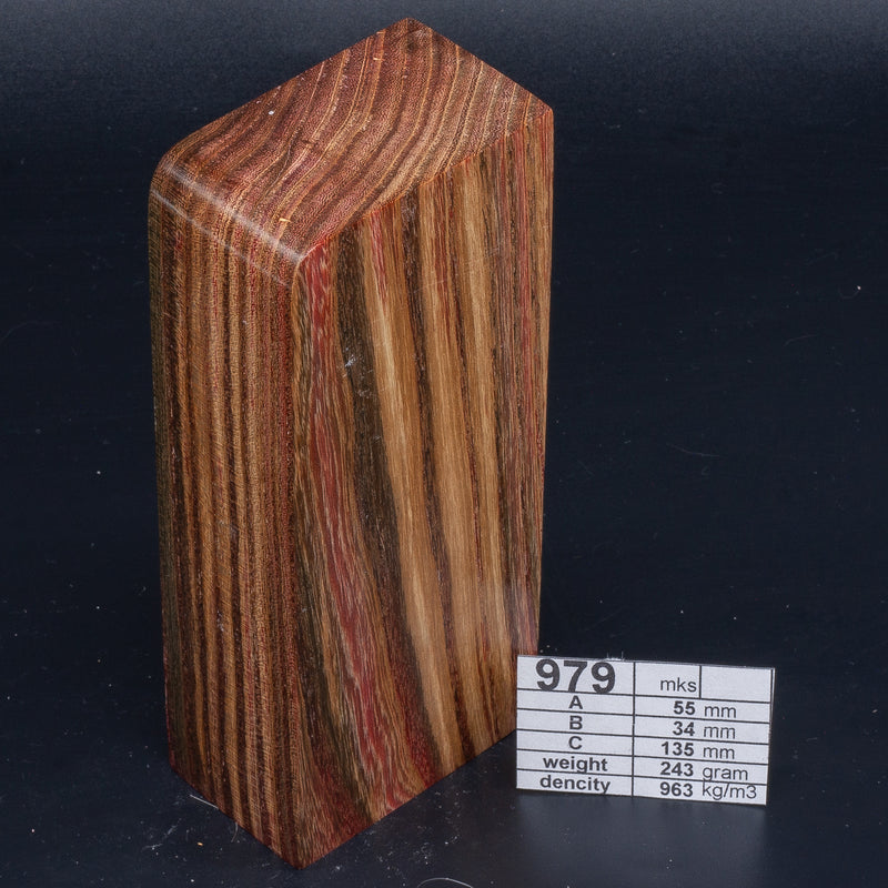 POPLAR, Pear and Plum Wood by Oleg (Knife-Wood) PLUM Natural 979