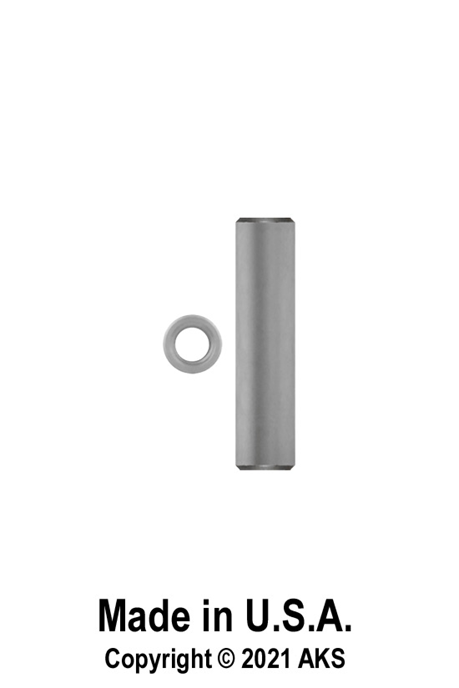 Pivot, .125" Shaft, Barrel, 416 Stainless