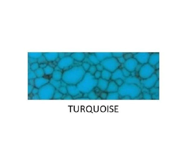Turquoise Blue Web - Synthetic Stone