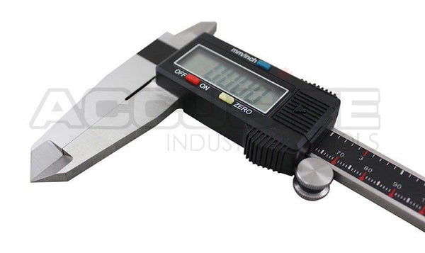 3 Key Electronic Digital Caliper with Extra Large LCD 6"