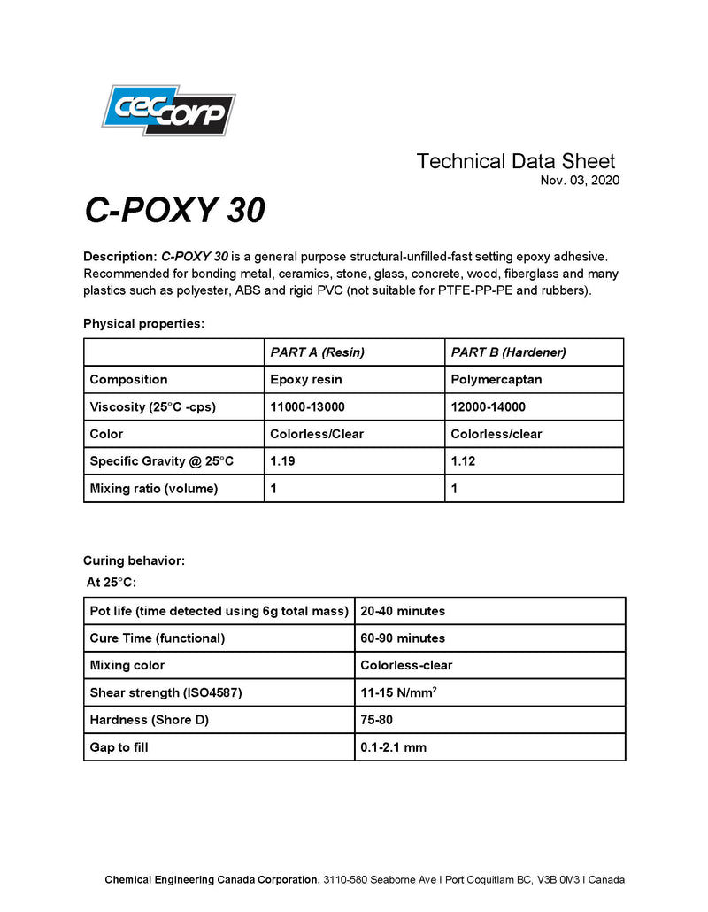 CEC C-POXY 30
