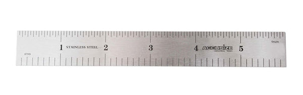 Rigid Steel Rules 4R, 6" x 3/4" width, 0.032" thickness