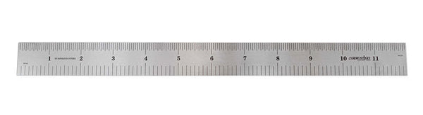 Stainless Steel Precision Machinist 12" 4R Ruler/Rule