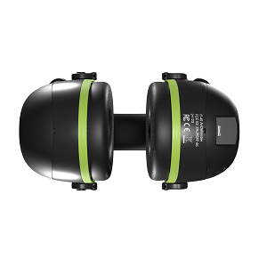 AIR DEFENDER Bluetooth Earmuff - Black/Safety Green