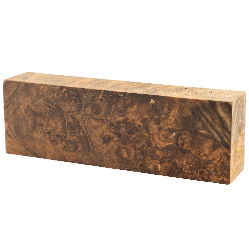 Stabilized Maple Burl 5" x 1 1/2" x 1" - Natural