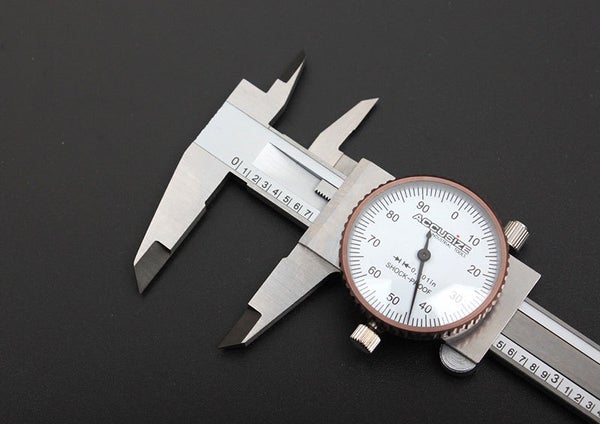 Dial Caliper, Stainless Steel, 4 Inch.