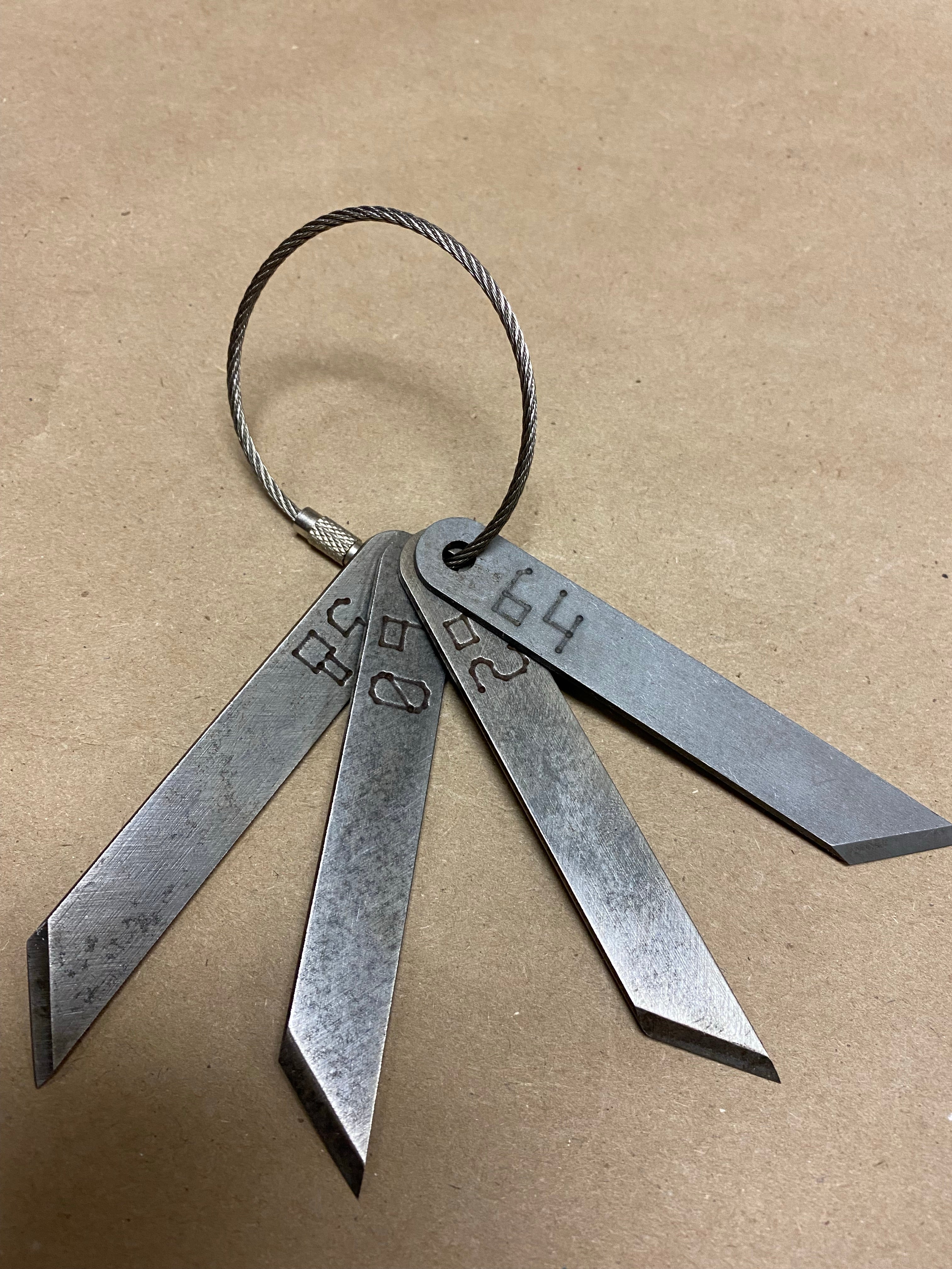 Rockwell Hardness Testing Chisels - Maritime Knife Supply